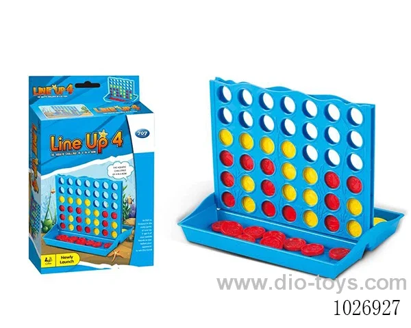 Four consecutive chess in color box