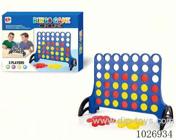 Four consecutive chess in color box