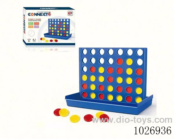 Four consecutive chess in color box