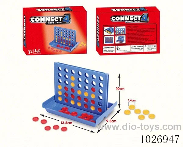 Four consecutive chess in color box