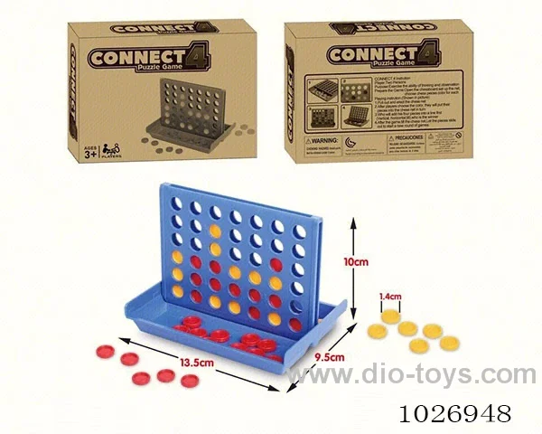 Four consecutive chess in color box