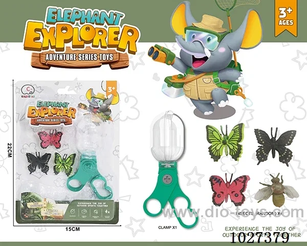 Outdoor science observation clip  in blister