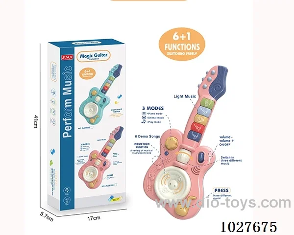ELECTRONIC GUITAR WITH SENSING FUNCTION  in  color box