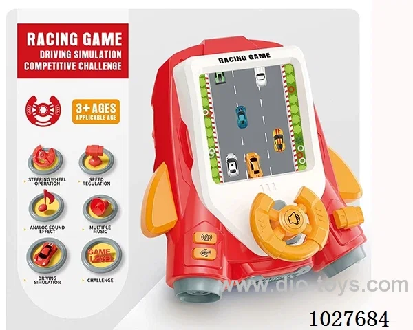 RACING GAME in window box