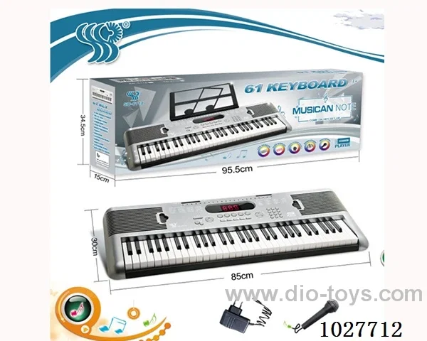Multifunction electronic organ with USB in color box