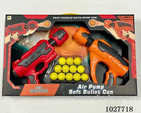 Aerodynamic gun in display box