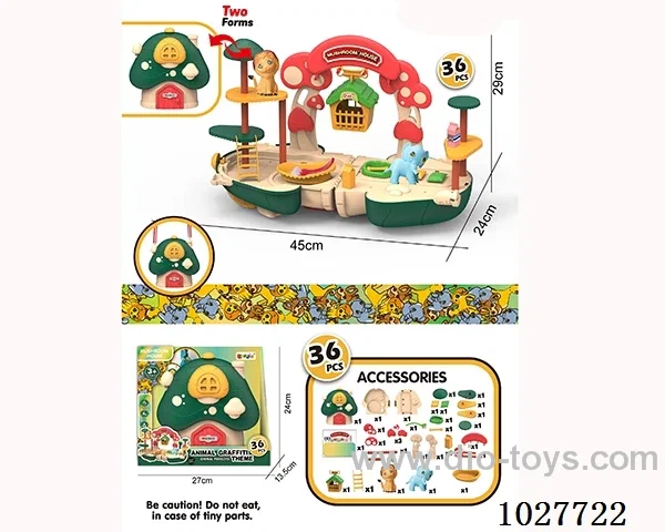 animal  theme toys in display box