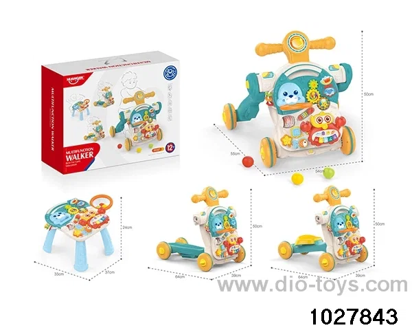 Four in one toddler + game table in color box