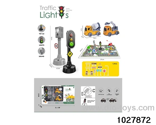 Inertia engineering vehicle traffic light set in window box