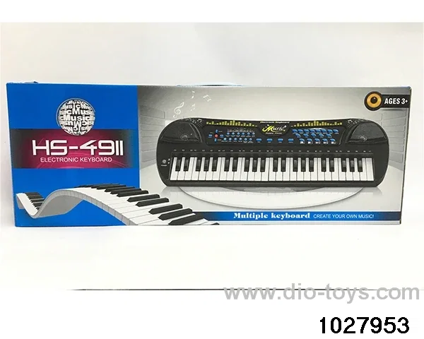 49 keys multifunctional electronic piano set in color  box