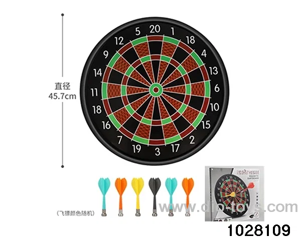 18" Magnetic Dartboard in color box