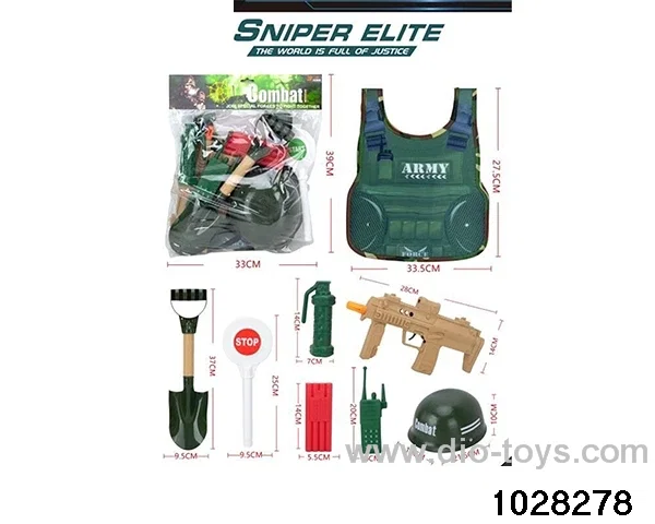 Military Set in PP bag with header