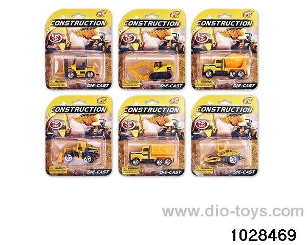 Alloy engineering vehicles in Blister card