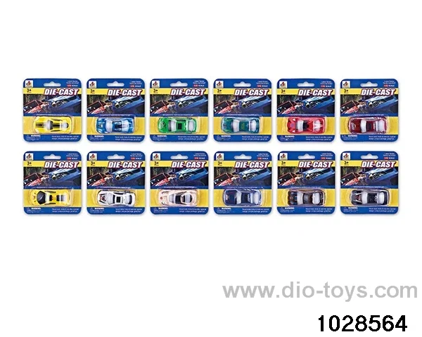 1:72 sliding alloy car in Blister card