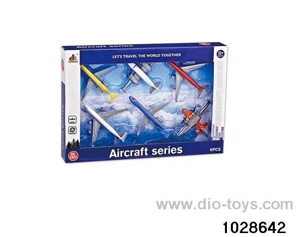 Alloy skateboarding aircraft in 6pcs window  box