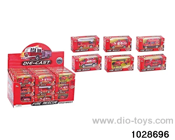 Alloy cars in display box