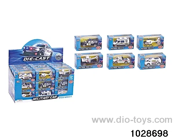 Alloy cars in display box