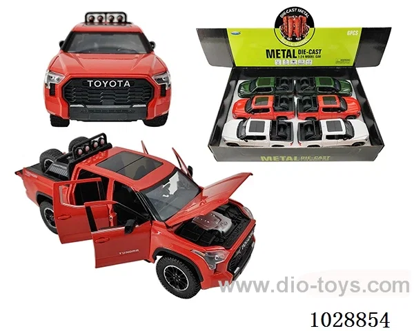 1:24 Toyota Road sound light Regi 6 open door authorized car