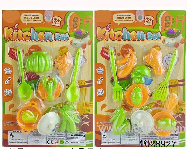 Kitchen set 2sets mixed loading in blister card