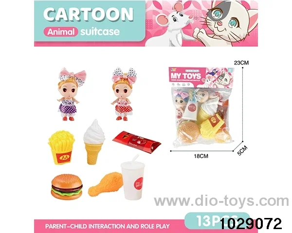 Barbie Western Food in poly bag header