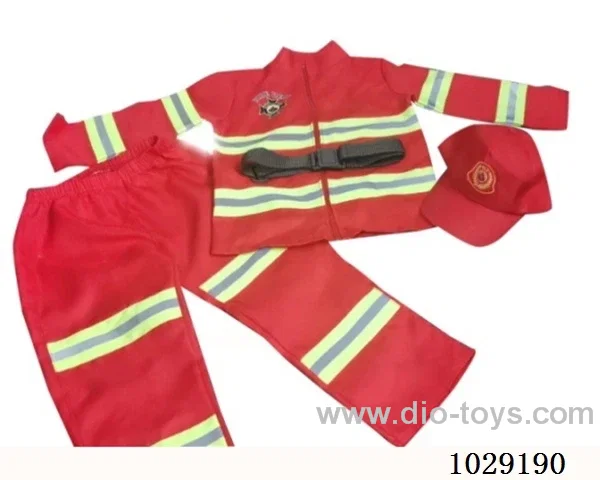 4pcs Fire suit for children in opp bag