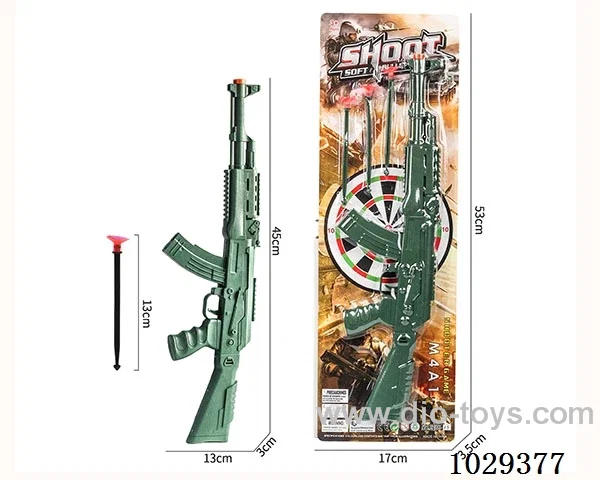 Soft bullet gun set in blister card