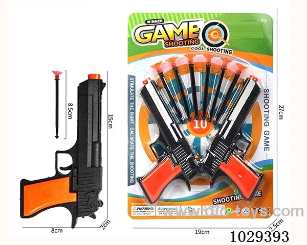 Soft bullet gun set in blister card