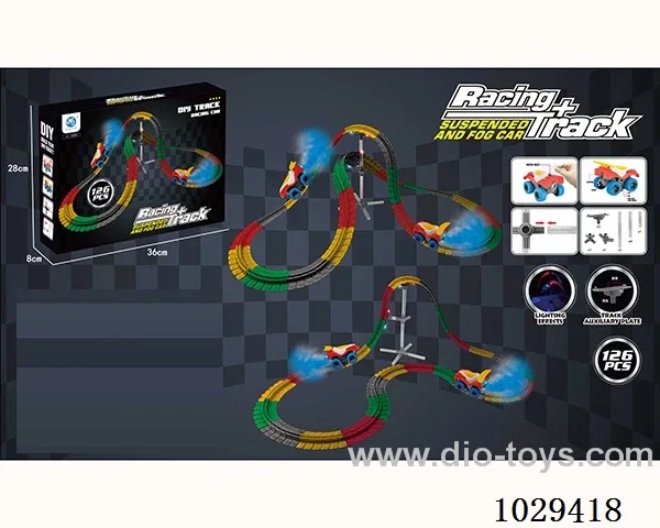 Spray car & variable track with Light stand in color box