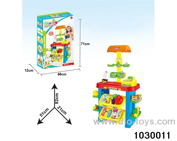 Checkout counter in color box