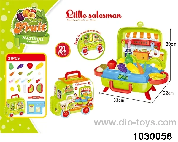 Fruit cart in paper card