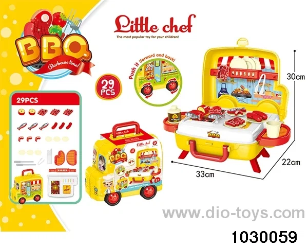 Barbecue in paper card