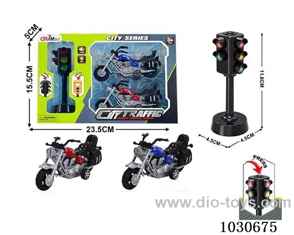 Sound and light traffic lights &car include battery