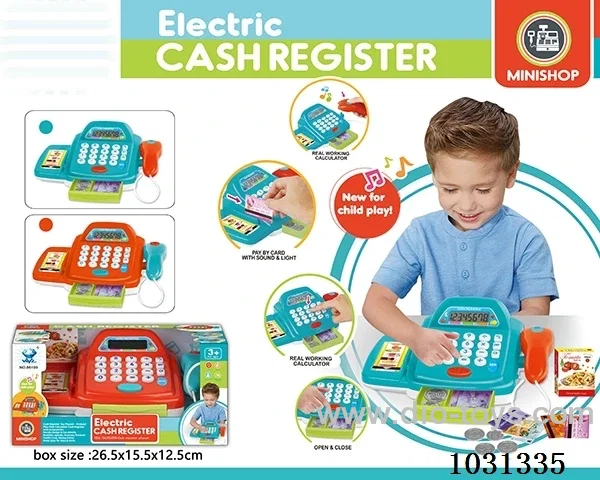 Smart cash register with light &sound in display box