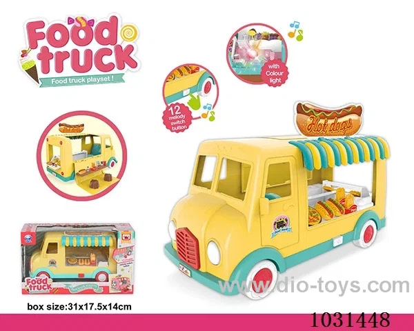 food truck  with light&music in window box