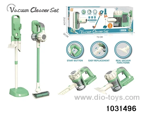 Handheld vacuum cleaner with stand set in window box