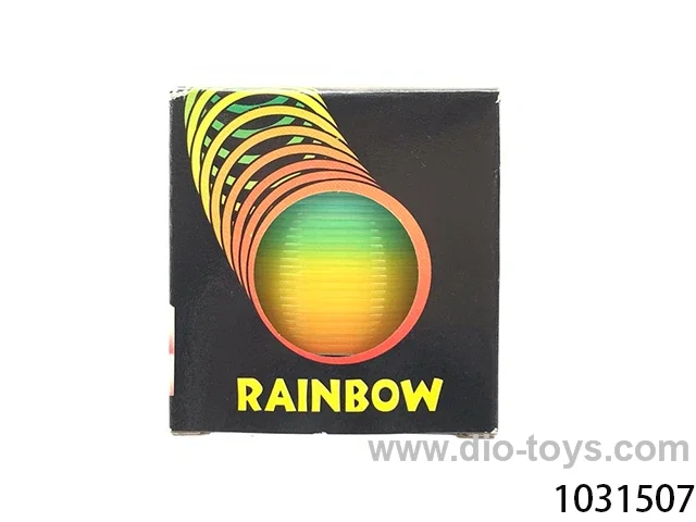 rainbow circle in color box