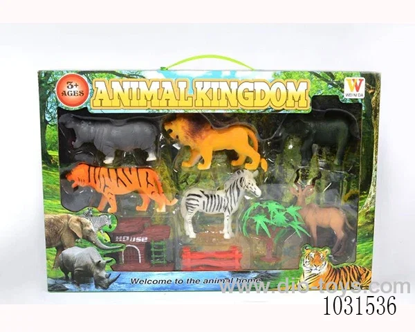 animals set 6 inch in Window box