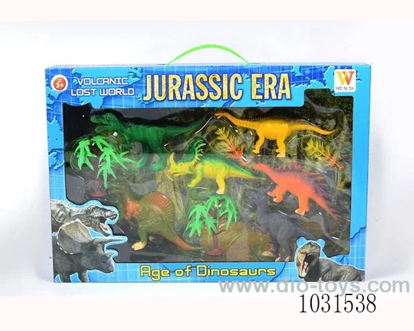 dinosaur set 6.5 inch in Window box