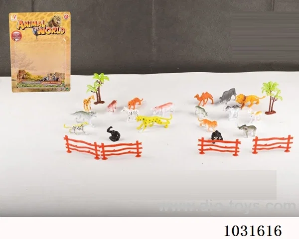 9pcs dinosaur set 2sets mixed loading in blister card