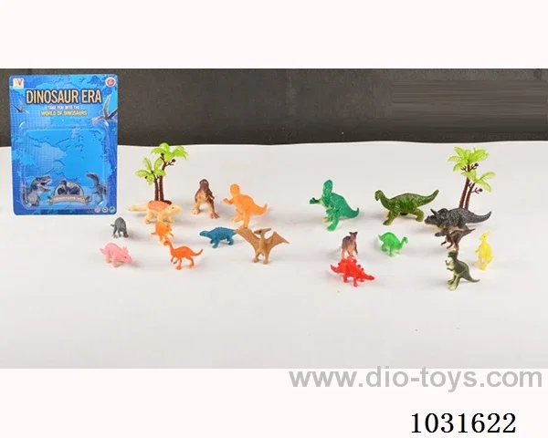 9pcs dinosaur set 2sets mixed loading in blister card