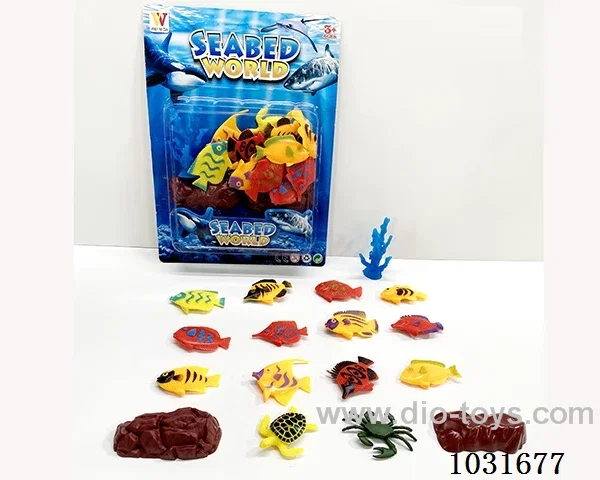 14pcs animals set in blister card