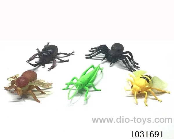 5pcs animals set in PP bag with header
