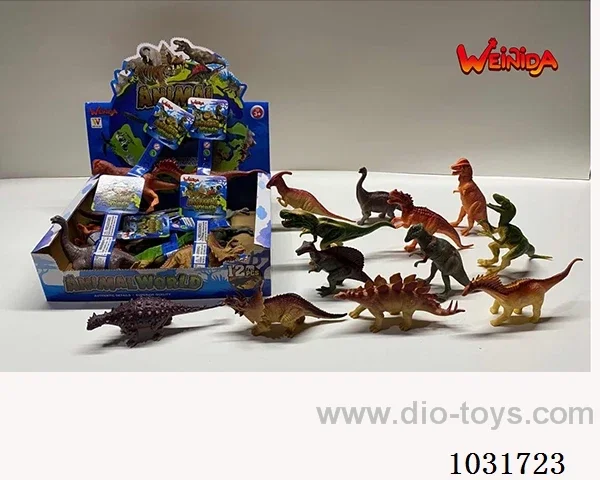 12pcs dinosaur set in display box