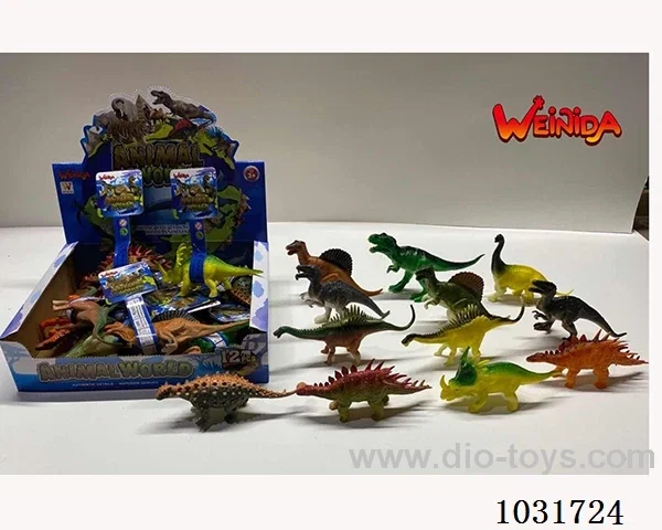 12pcs dinosaur set in display box