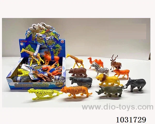12pcs animals set in display box