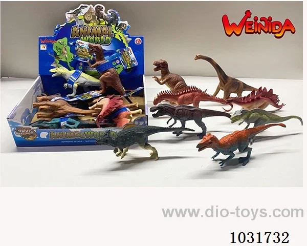 8pcs animals set in display box