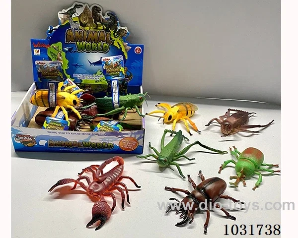 6pcs animals set in display box