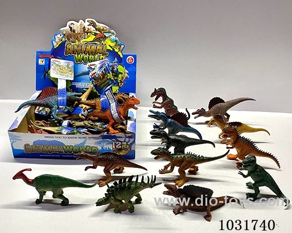 12pcs dinosaur set in display box