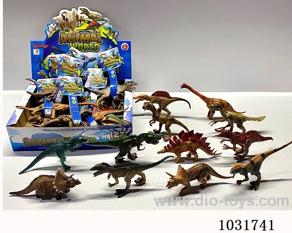 12pcs dinosaur set in display box