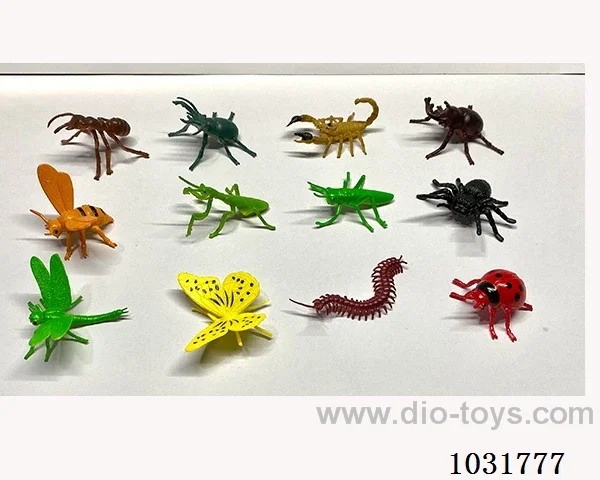 12pcs animals set in PP bag with header